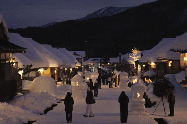 Ouchi-juku Snow Festival